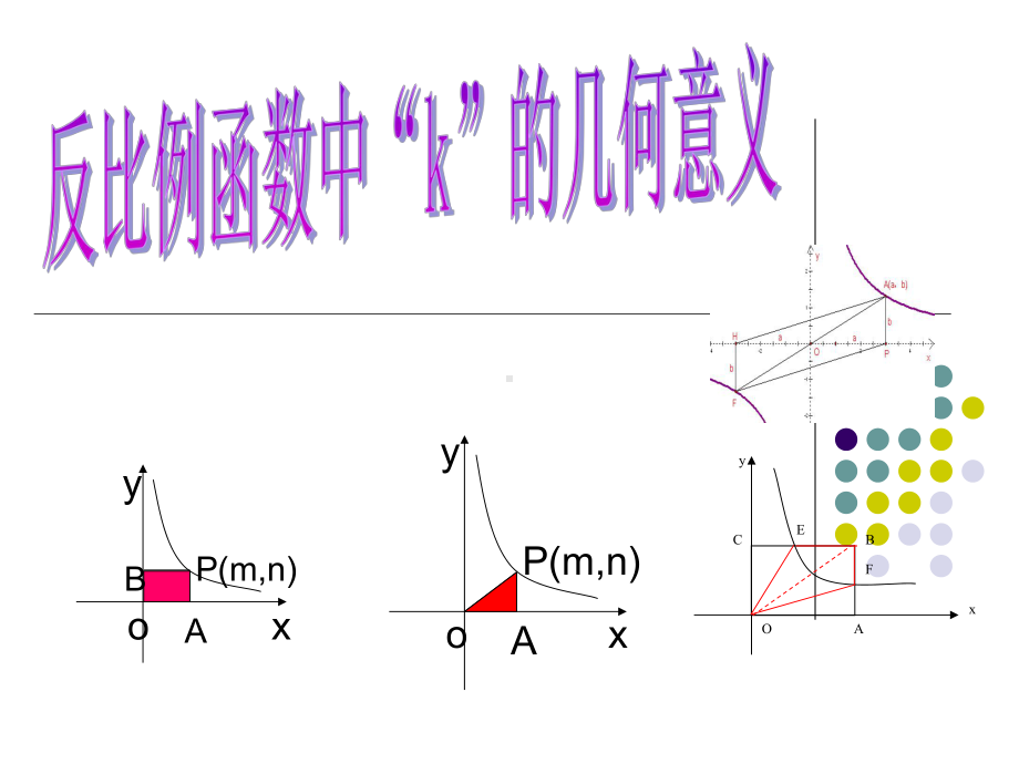 反比例函数的性质k的几何意义及应用课件.ppt_第1页