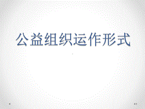 公益组织架构分析教学课件.ppt