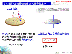 刚体角动量定理角动量守恒定律课件.ppt