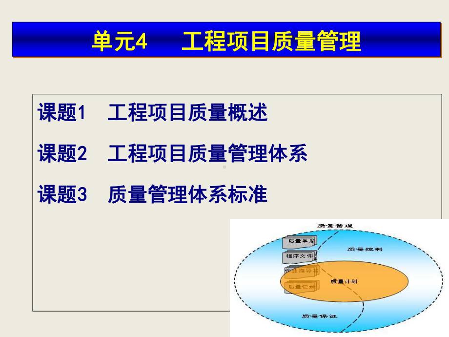 工程项目质量管理概述(-40张)课件.ppt_第1页