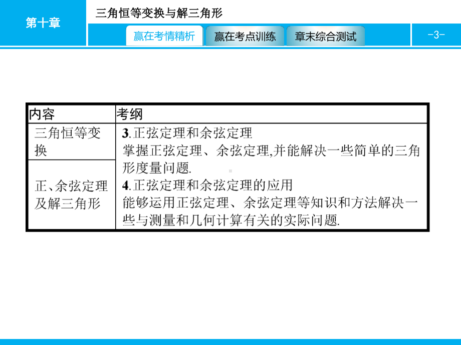 广东省高中数学学业水平测试复习课件-第十章-三角恒等变换与解三角形.pptx_第3页