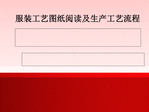 服装工艺图纸阅读及生产工艺流程培训教材(-45张)课件.ppt