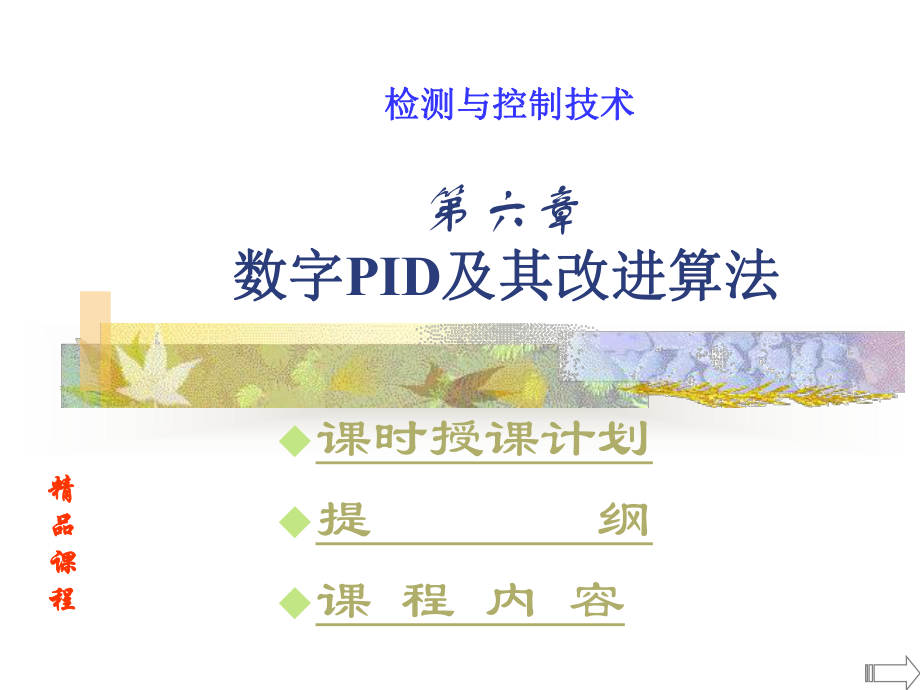 数字PID及其改进算法课件.ppt_第1页