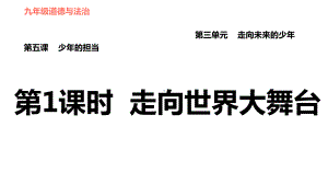 新教材《走向世界大舞台》课件部编2.pptx