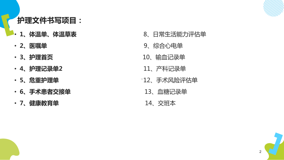 护理文件书写反馈及培训课件.ppt_第2页