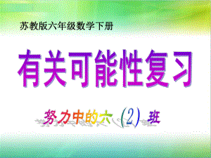 总复习有关可能性课件汇编.ppt