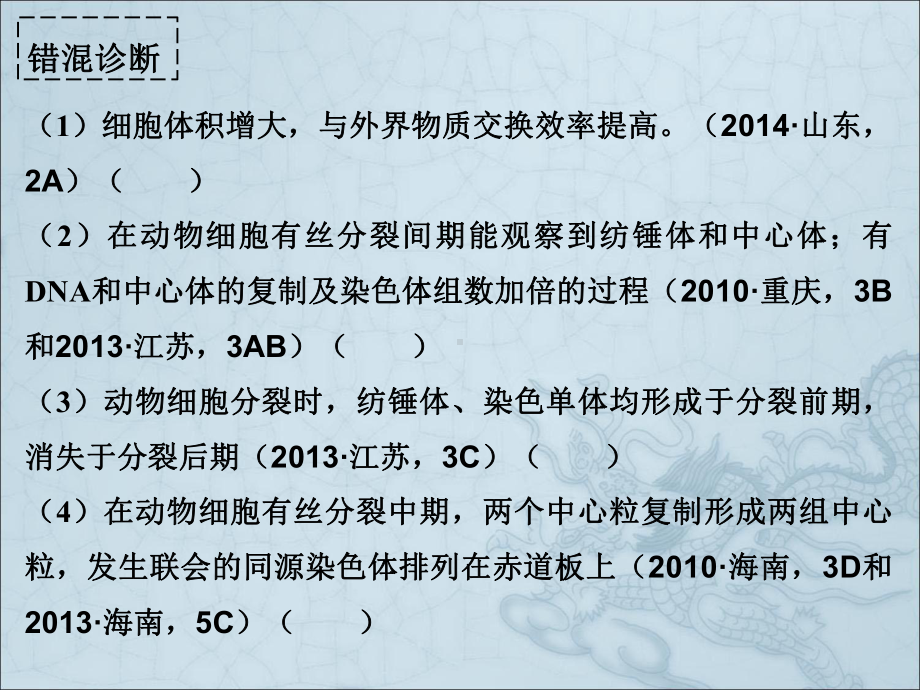 有丝分裂和减数分裂二轮复习专题课件.pptx_第3页