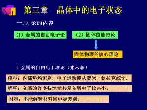 晶体中的电子状态课件.ppt