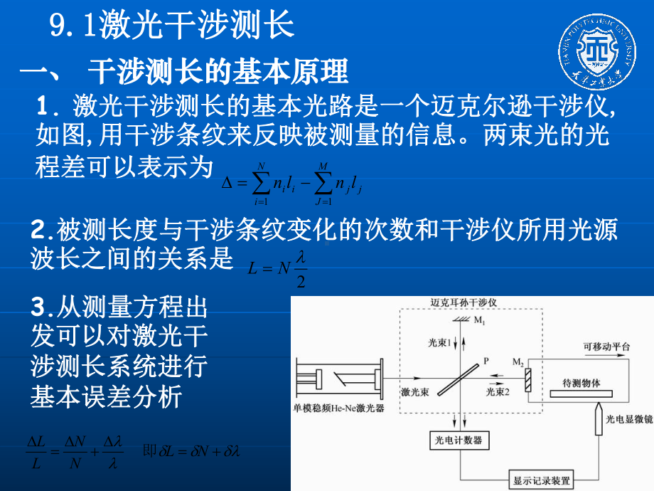 新激光课件第九章-激光在精密测量中的应用.ppt_第2页