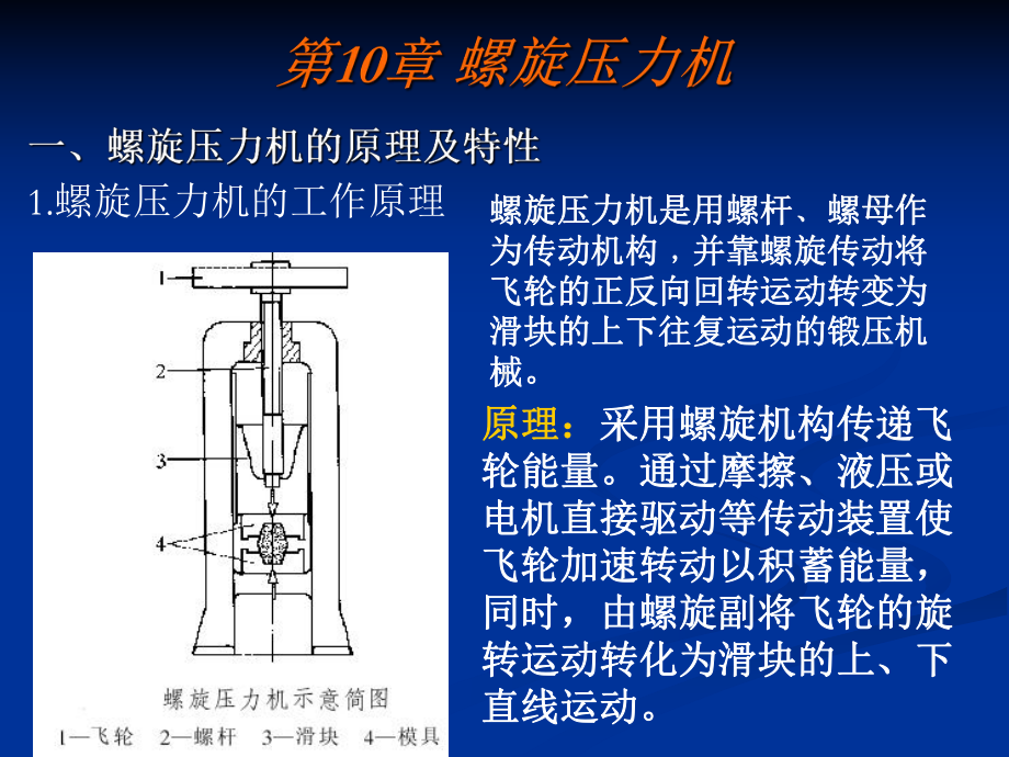 材料成形设备及控制10章螺旋压力机课件.ppt_第1页