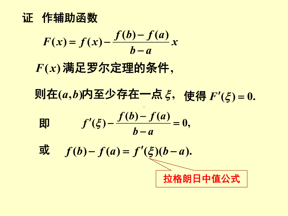 拉格朗日中值定理及应用课件.ppt_第3页