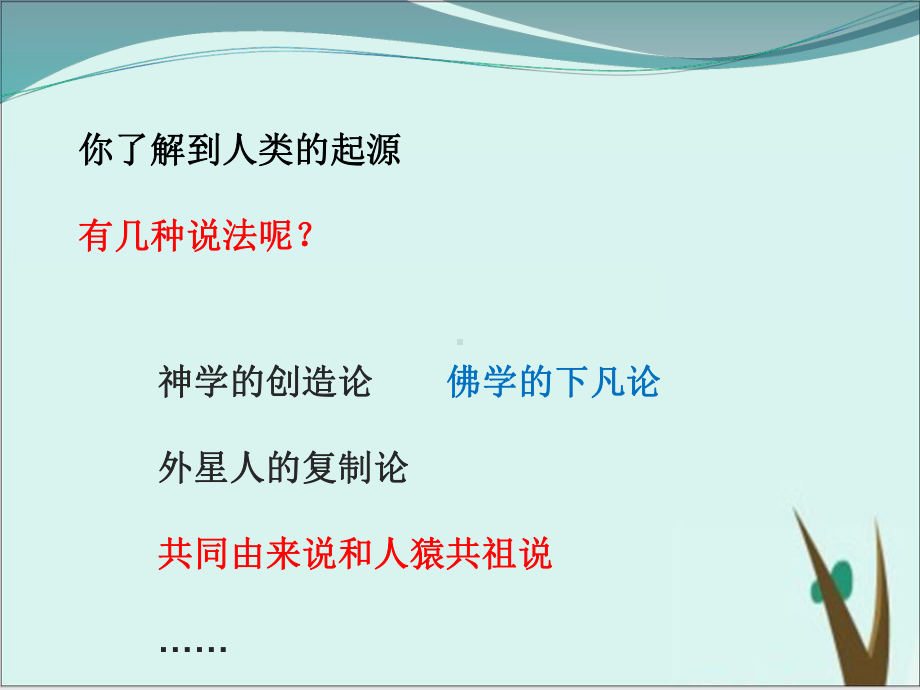 新版人教版高中生物必修二第六章第一节生物共有祖先的证据课件.ppt_第2页