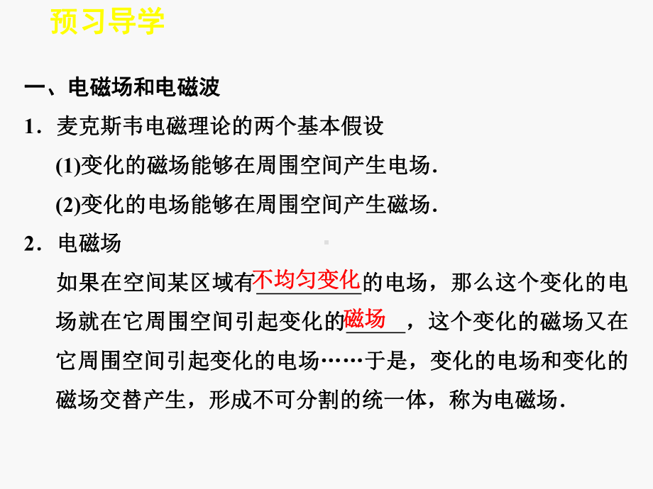 教科版高中物理选修3-4课件-3-电磁场和电磁波课件3.ppt_第3页