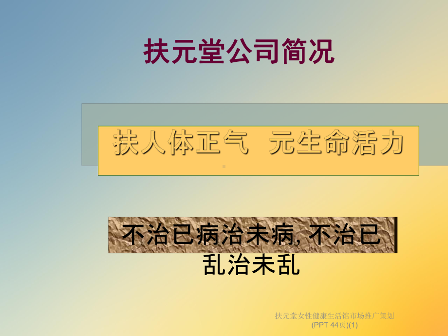 扶元堂女性健康生活馆市场推广策划(-44张)课件.ppt_第3页