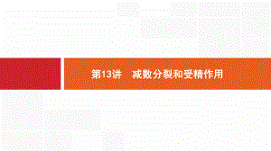 新设计生物人教大一轮复习课件：4单元细胞的生命历程-13-.pptx