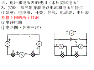 苏科版九级物理电压和电压表的使用-复习课件.ppt