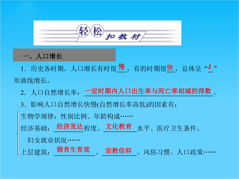 高中地理-第一章第一讲人口增长模式和人口合理容量课件-(金版)-湘教版必修2.ppt_第2页