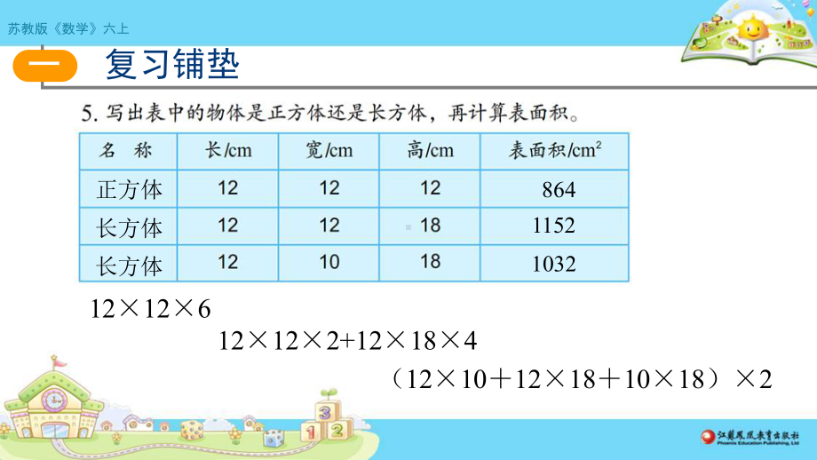 苏教版六年级上数学《长方体和正方体的表面积（2）》（第4课时）优质公开课课件.pptx_第2页