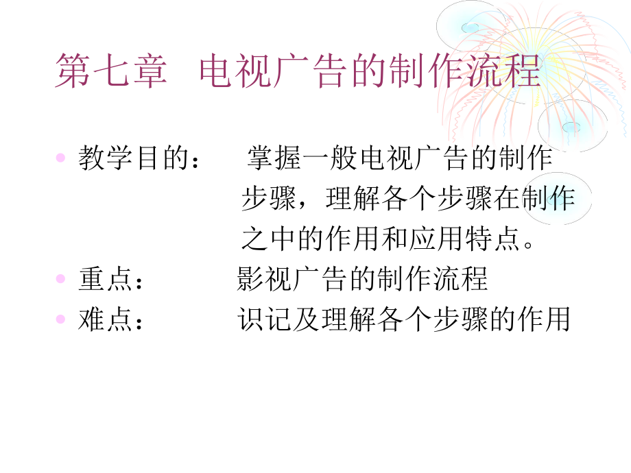 电视广告的制作流程课件.ppt_第1页