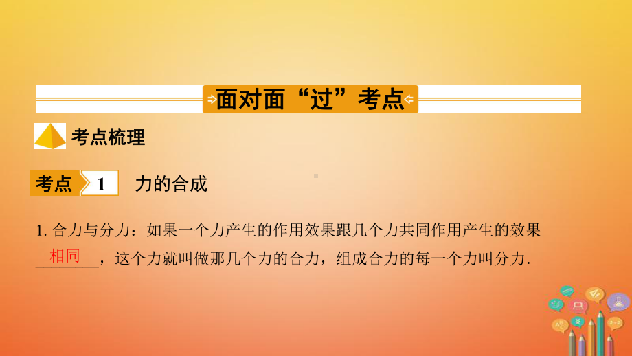 福建省中考物理一轮复习-力与运动命题点力的平衡及受力分析-课件.ppt_第2页