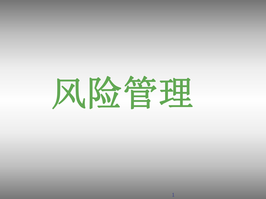 项目管理师-风险管理课件.ppt_第1页