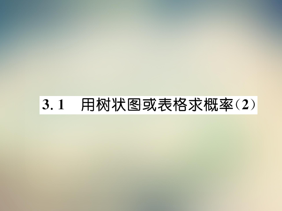 用树状图或表格求概率课件.ppt_第2页