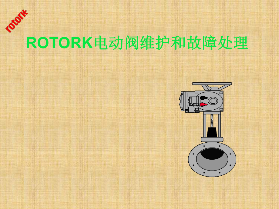 电动阀维护和故障处理精编版课件.ppt_第1页