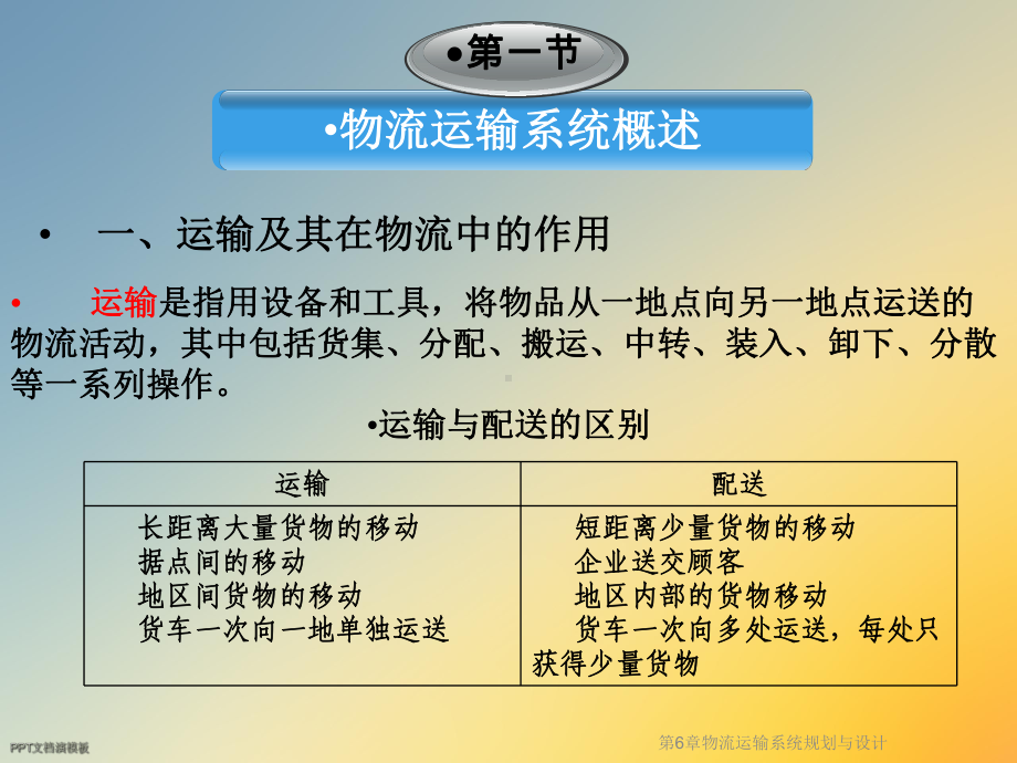 第6章物流运输系统规划与设计课件.ppt_第2页