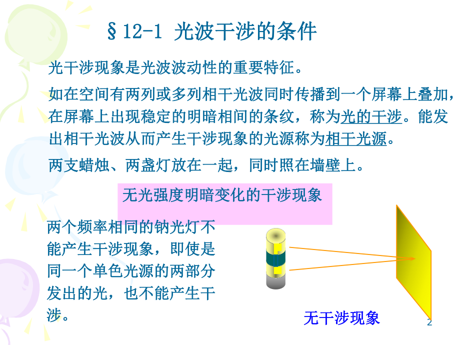 第十二章-光的干涉和干涉系统课件.ppt_第2页