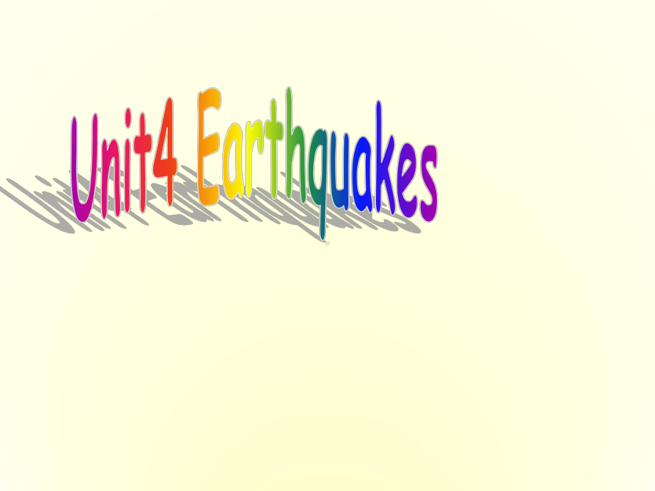 高中英语-Unit-4-Earthquakes课件-新人教版必修1.ppt--（课件中不含音视频）_第3页