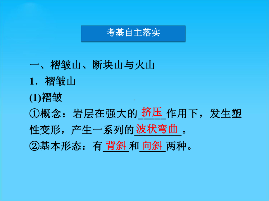 高考地理复习课件第四章第14讲-山地的形成(新人教版).ppt_第3页