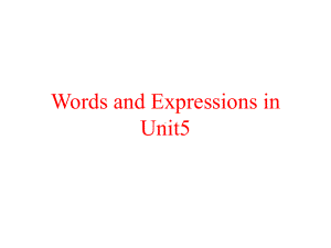 高中英语必修四-U5-Words-and-Exprressions课件.ppt