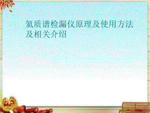 氦质谱检漏仪原理及使用方法及相关介绍课件.pptx