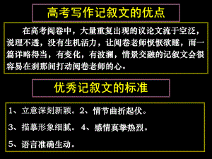 高中记叙文的立意和选材课件.ppt