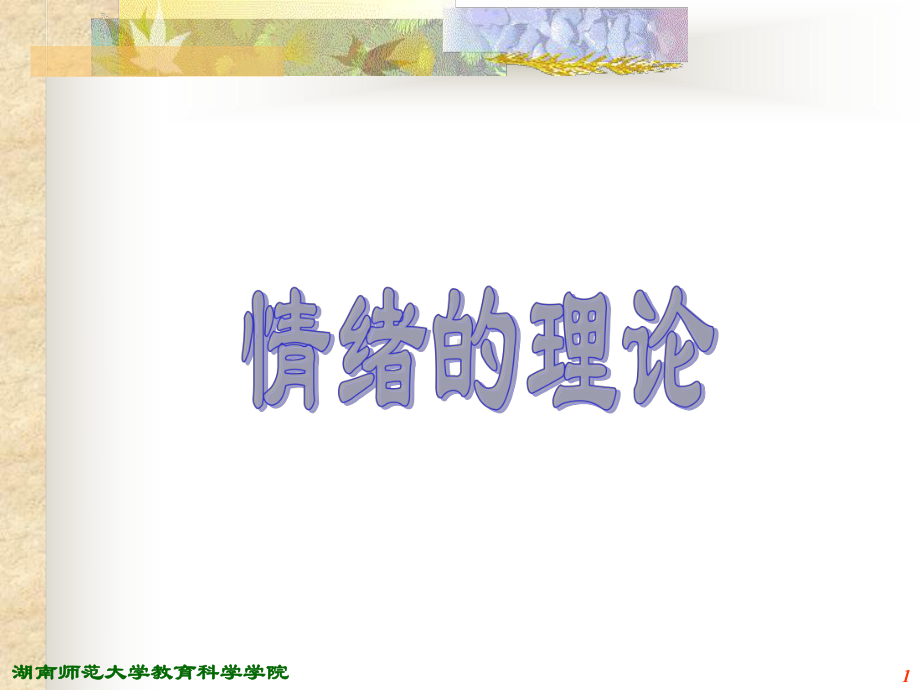 第3章-情绪的理论课件.ppt_第1页