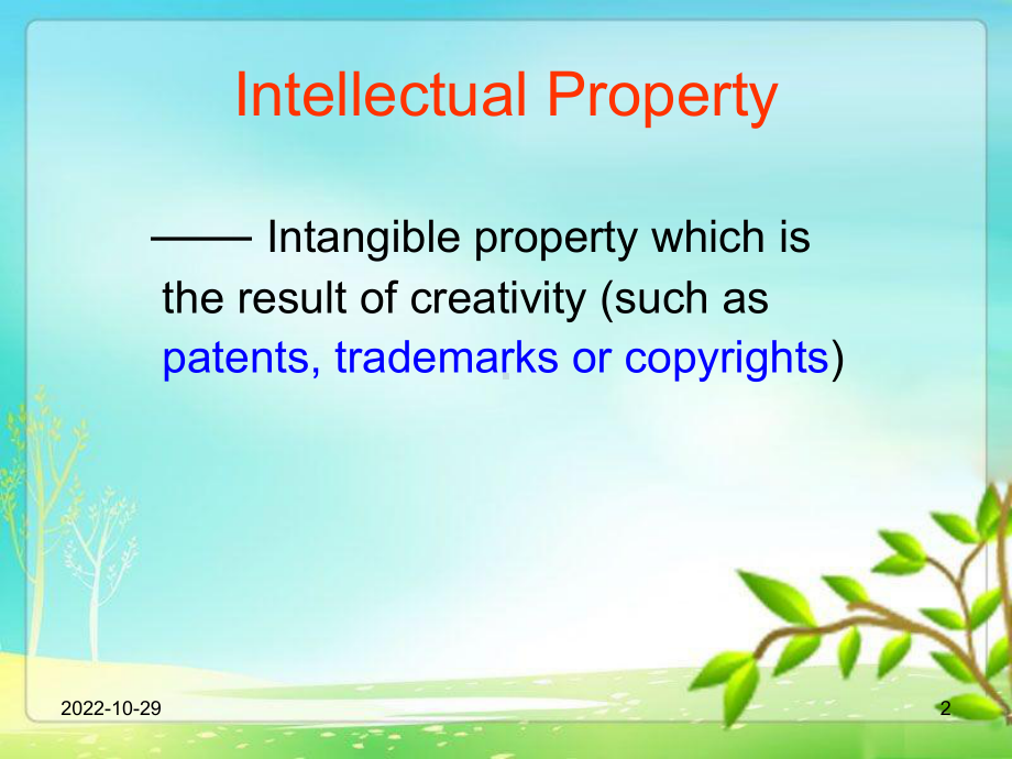 泛读教程第二册unit14IntellectualProperty课件.ppt_第2页