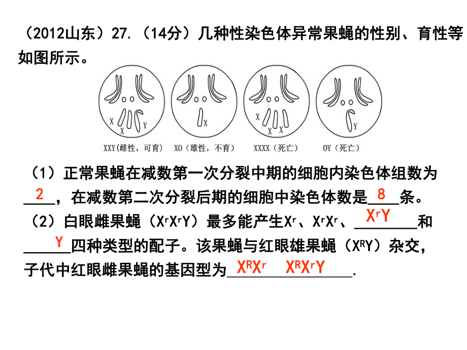 生物6年高考题知识点汇编基因分离定律和自由组合定律终稿课件.pptx_第2页