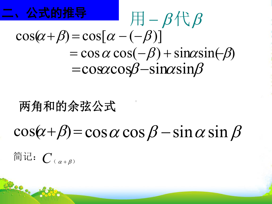 高中数学-两角和与差的正弦余弦正切课件-新人教A必修4.ppt_第3页