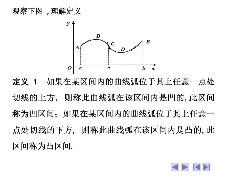 高等数学§3-5曲线的凹凸性与拐点及图象课件.ppt_第2页