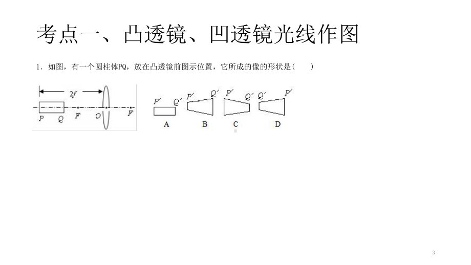 浙教版科学中考复习：凸透镜成像和应用-(共55张)课件.pptx_第3页