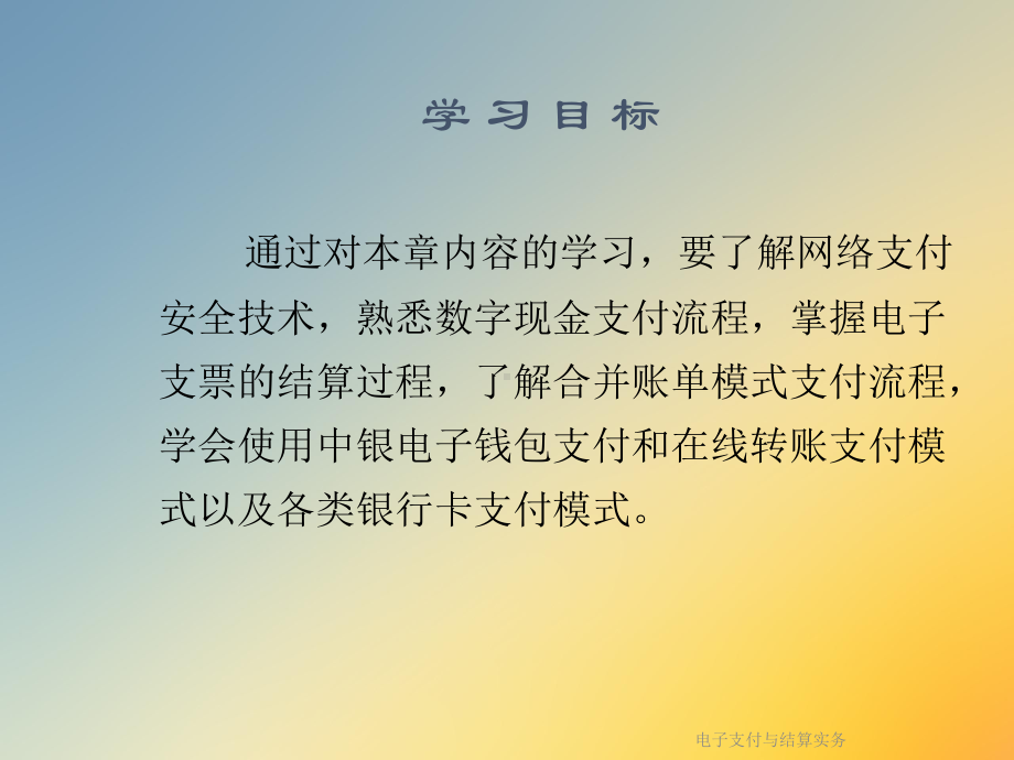 电子支付与结算实务课件.ppt_第2页