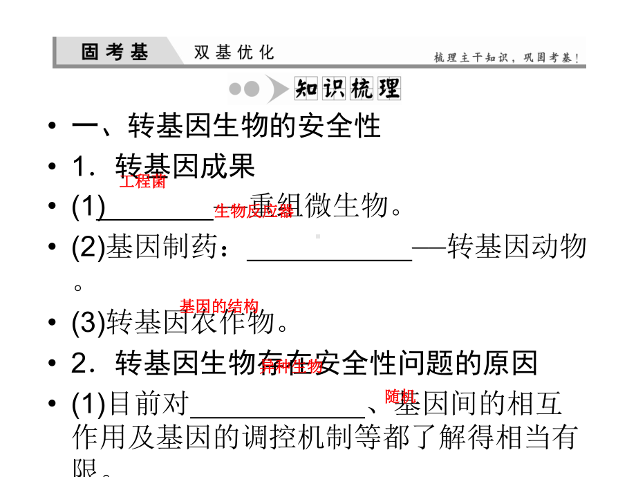 高考生物一轮复习配套课件：选修3-专题4-生物技术的安全性和伦理问题.ppt_第2页