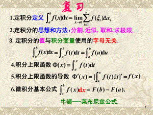 高等数学定积分的换元积分法课件.ppt