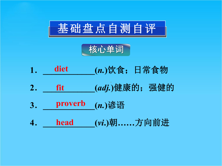 高考外研版英语一轮复习课件必修二Module1-Module-1-Our-Body-and-Healthy-Habits.ppt_第2页