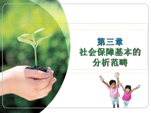 社会保障基本的分析范畴总结课件.ppt