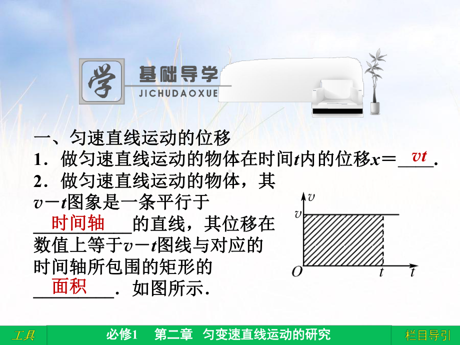 第二章-3-匀变速直线运动的位移与时间的关系课件.ppt_第2页