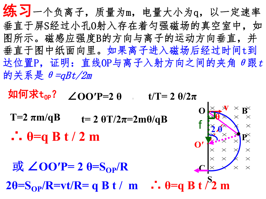 磁场专题-带电粒子在有界磁场中的运动课件.ppt_第3页