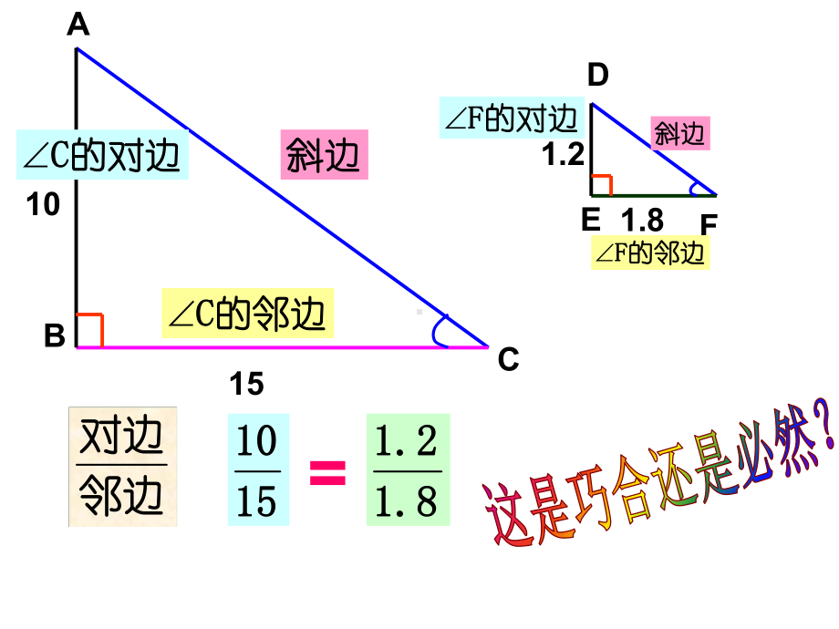 锐角的三角比的意义课件.ppt_第3页