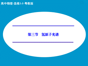 粤教版高中物理选修3-5课件-氢原子光谱课件3.ppt