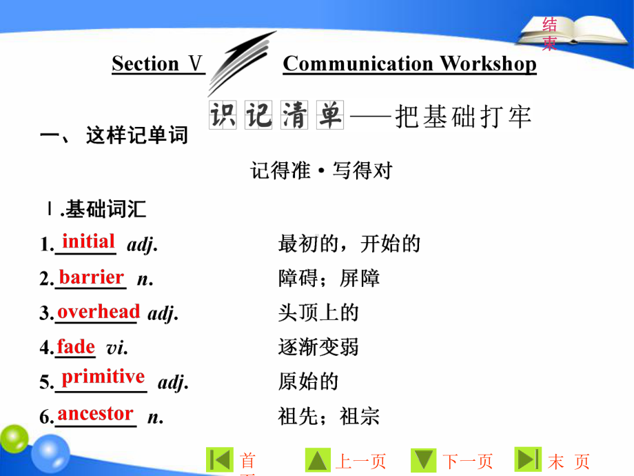 英语北师大选修7课件：Unit-20-Section-Ⅴ-Communication-Workshop.ppt--（课件中不含音视频）_第1页